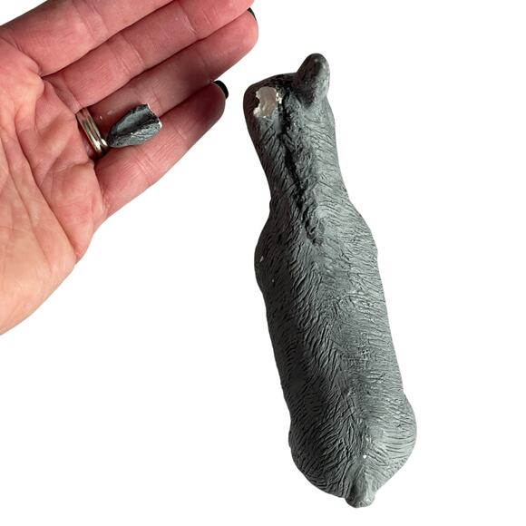 Vintage Hestia Nativity Donkey Figure 1993 Gray Replacement Animal BROKEN - Picture 11 of 13